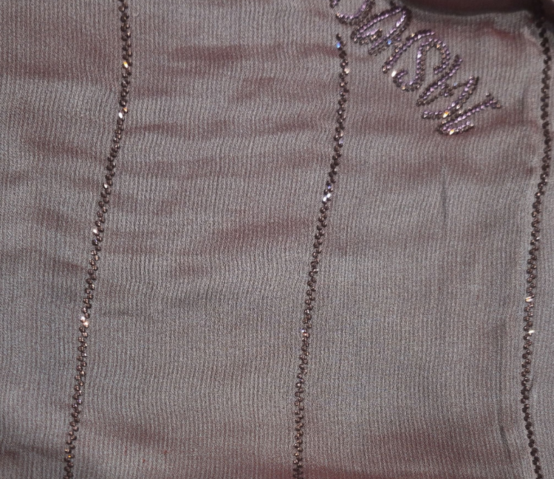 Rhinestone Chiffon Folded Veils (44)